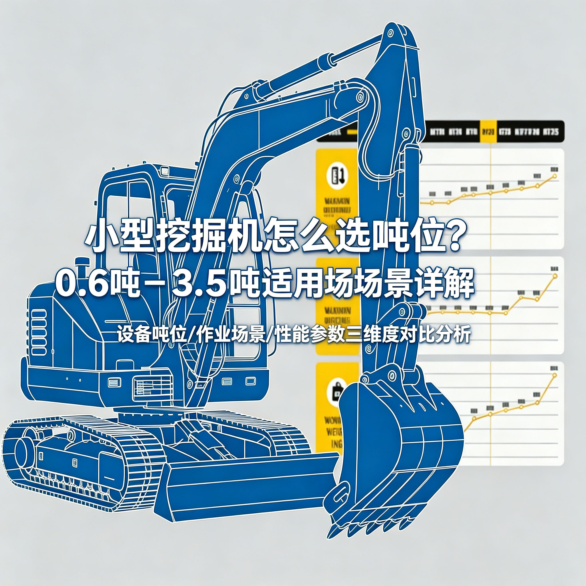 小型挖掘机怎么选吨位 0.6-3.5 吨微型挖机各吨位适用场景详解